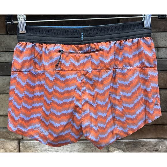 Women’s JANJI Lined AFO Zig Zag Graphic Running Shorts Size S *D1 - Picture 3 of 5
